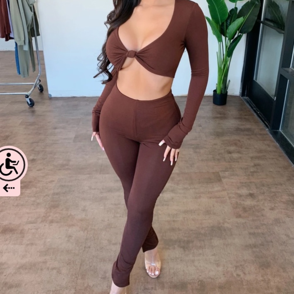 Ootdfash “Chanel matching set” in brown in Size S